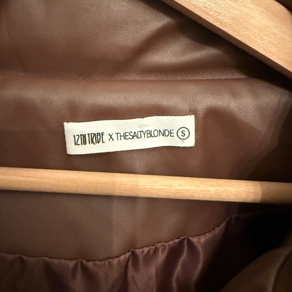 12th tribe x the salty blonde bomber jacket - Picture 2 of 4